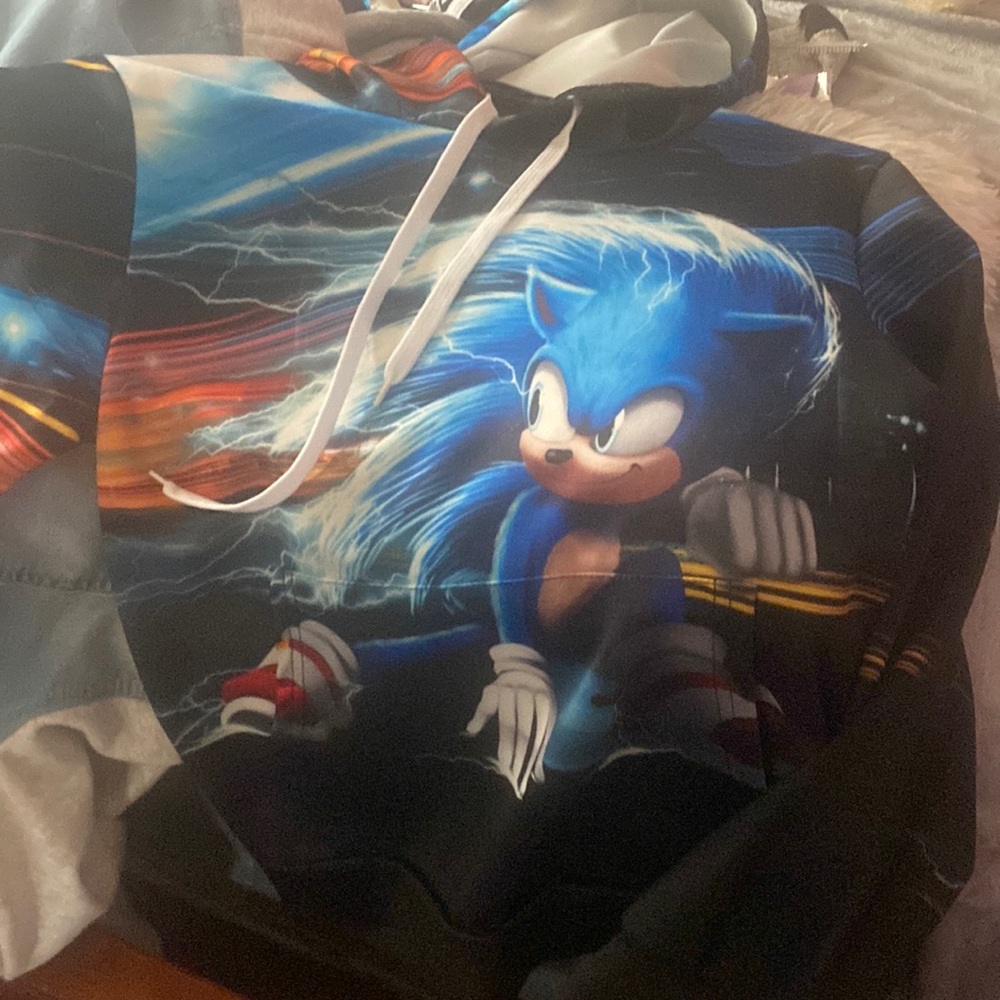 sonic hoodie